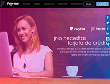 Tablet Screenshot of pay-me.com